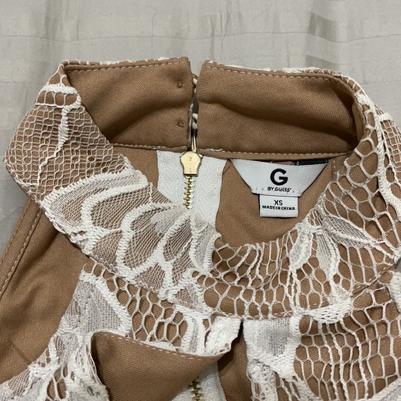 G by Guess high neck halter dress lace detail NWOT - Picture 8 of 10